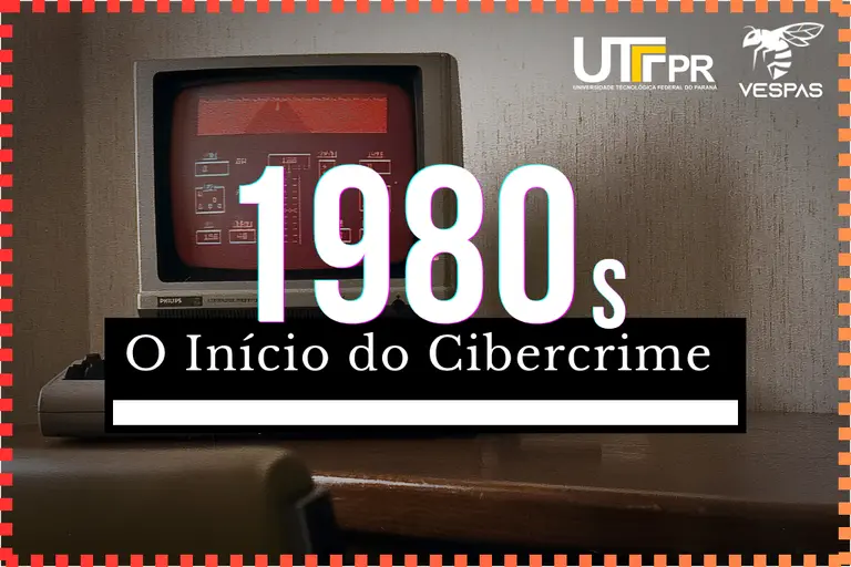 Capa do curso para esta época: O início do cibercrime